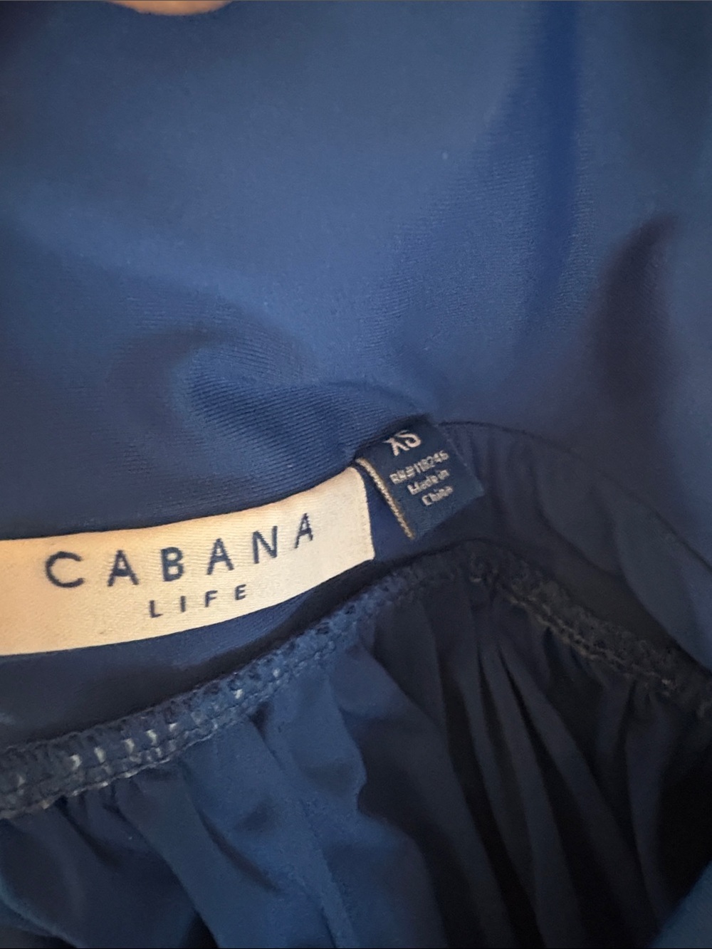Cabana Life Blue Maxi Dress with flutter sleeve - Picture 4 of 7